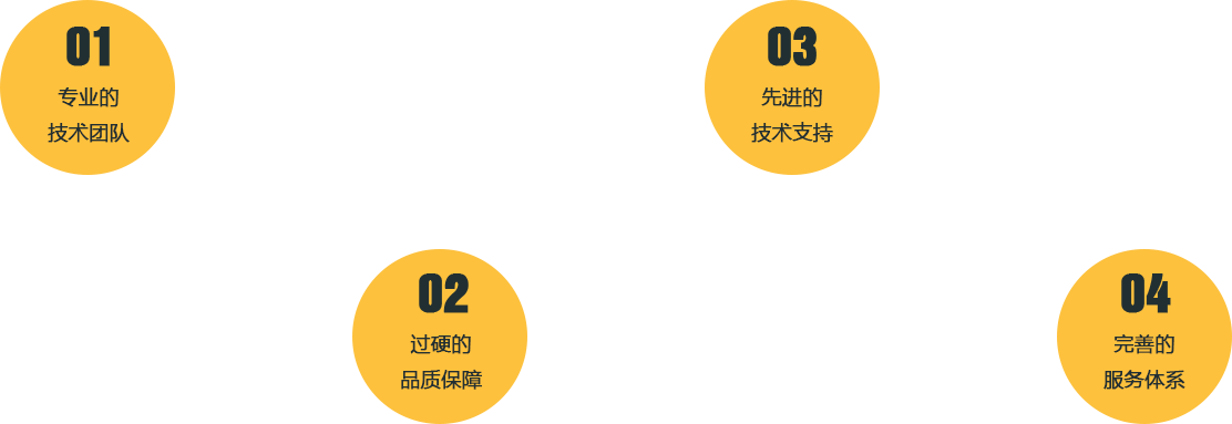 專業的技術團隊、過硬的品質保障、先進的技術支持、完善的服務體系